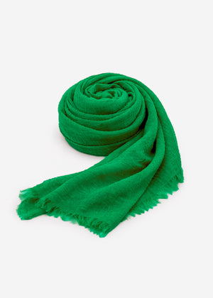 Muslin scarf, green
