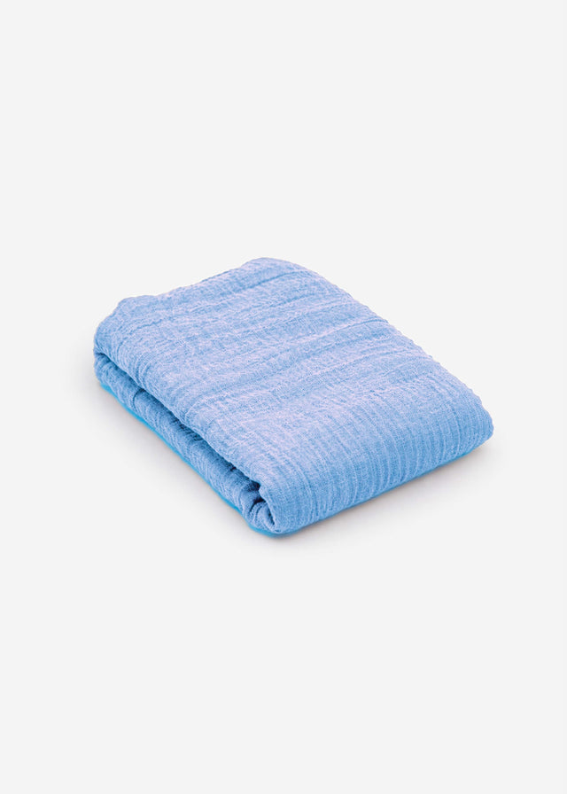 Muslin scarf - light blue
