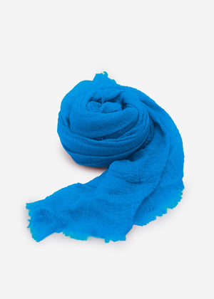 Musselin scarf - sky blue