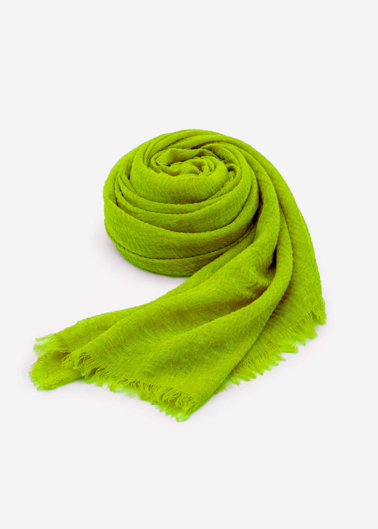 Muslin scarf - bright green