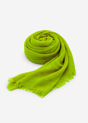 Muslin scarf - bright green