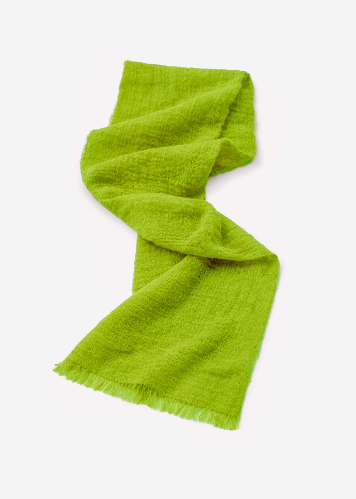 Muslin scarf - bright green