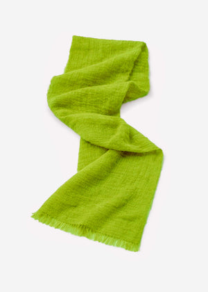 Muslin scarf - bright green