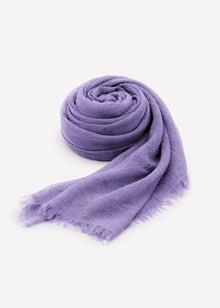 Muslin scarf, purple