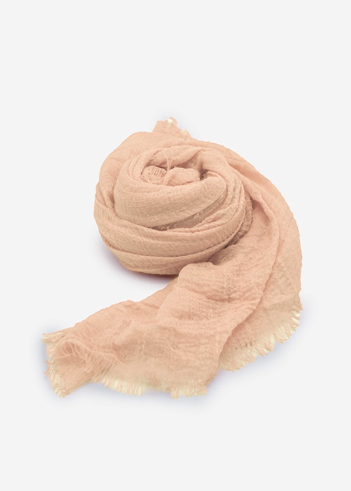 Musselin scarf nude