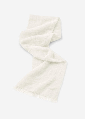 Muslin scarf, off-white