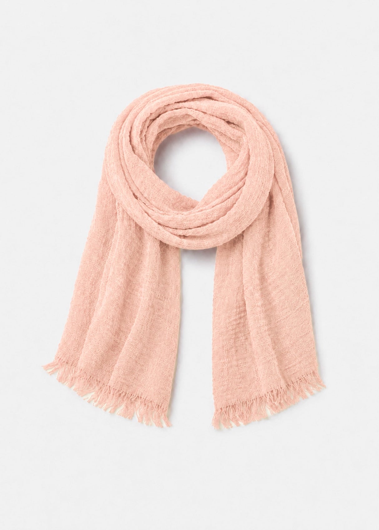 Musselin Schal - rosa