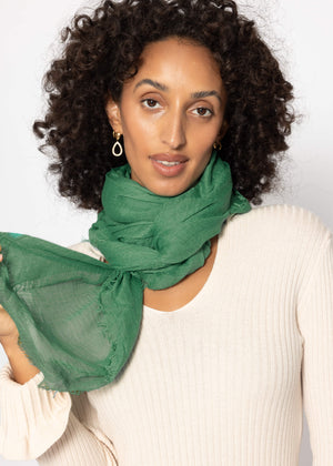Muslin scarf - sage green