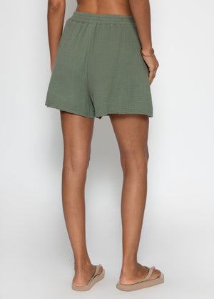 Musselin shorts - Khaki