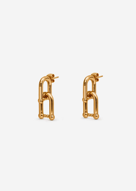 Ohrstecker mit Kettenglied-Design - gold by SASSYCLASSY