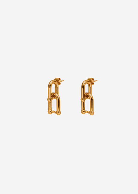 Ohrstecker mit Kettenglied-Design - gold by SASSYCLASSY