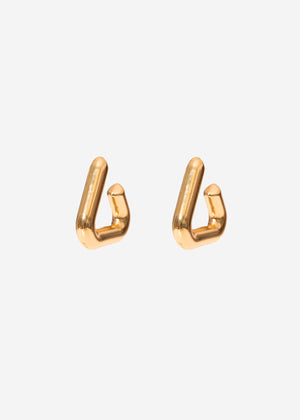 Ohrstecker in Dreiecksform - gold