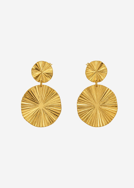 Ohrstecker mit Rosette - gold von SASSYCLASSY
