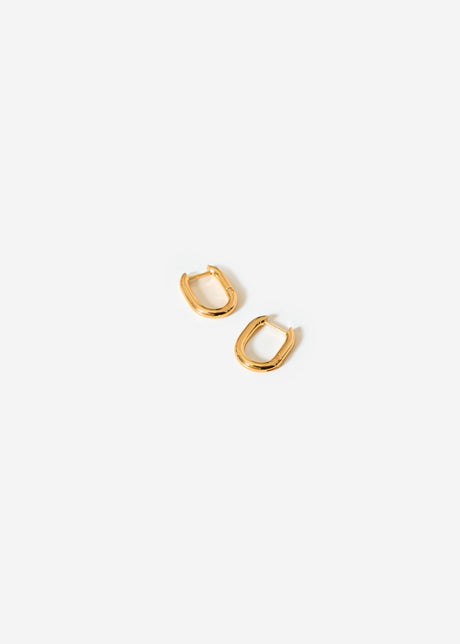 Ovale Ohrclips - gold von SASSYCLASSY