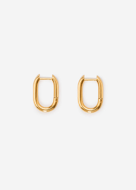 Kleine Ovale Ohrstecker - gold by SASSYCLASSY