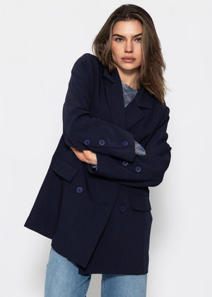 Oversize Blazer - dunkelblau