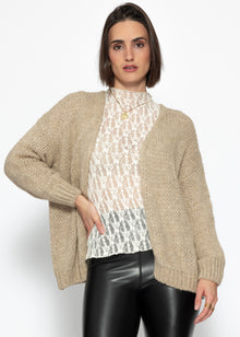Oversize Cardigan - beige