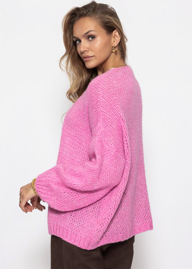 Oversize Cardigan - pink