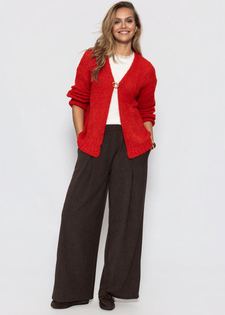 Oversize Cardigan - rot