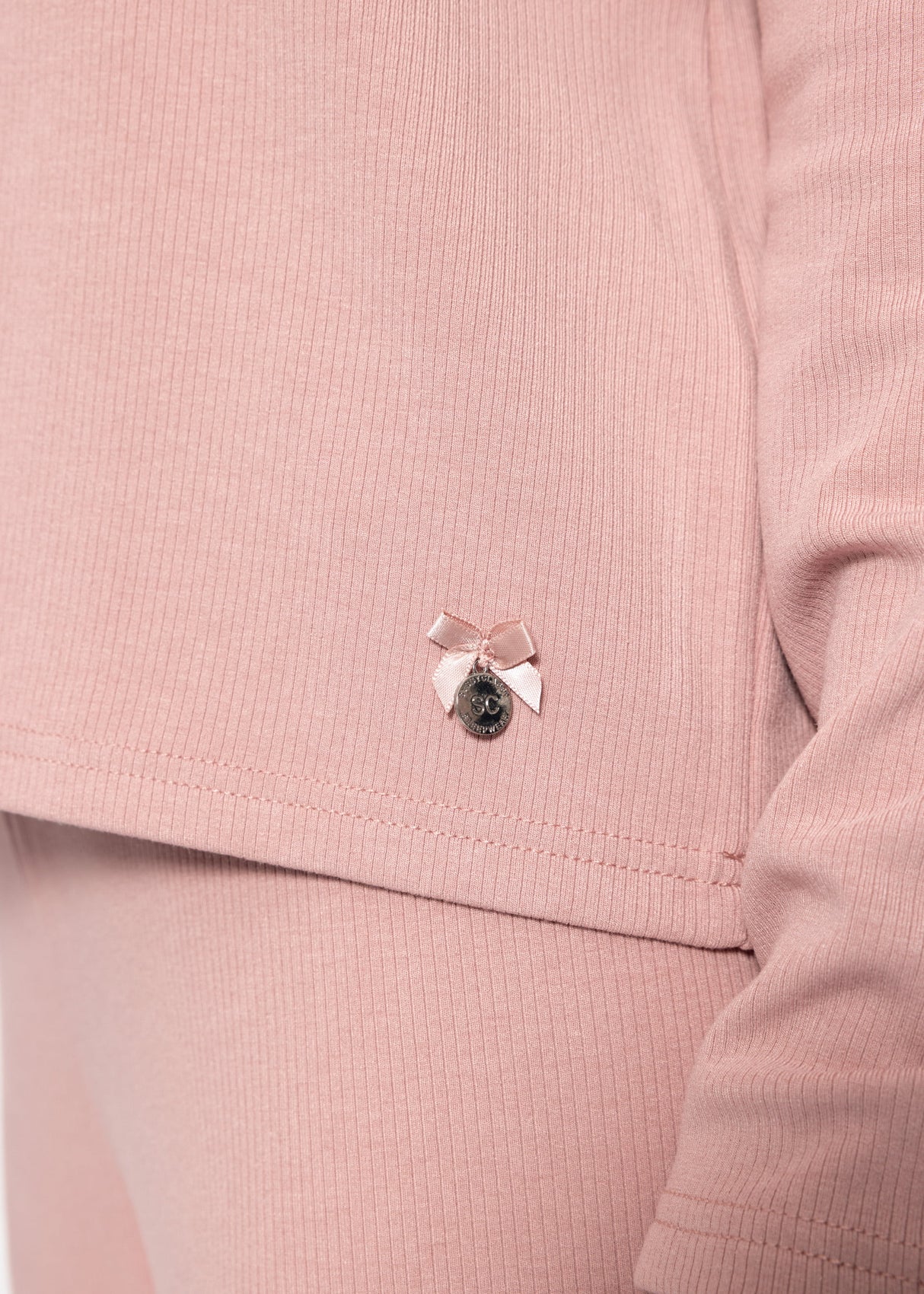 Long-sleeved pajama shirt - pink