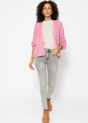 Raglan cardigan - pink