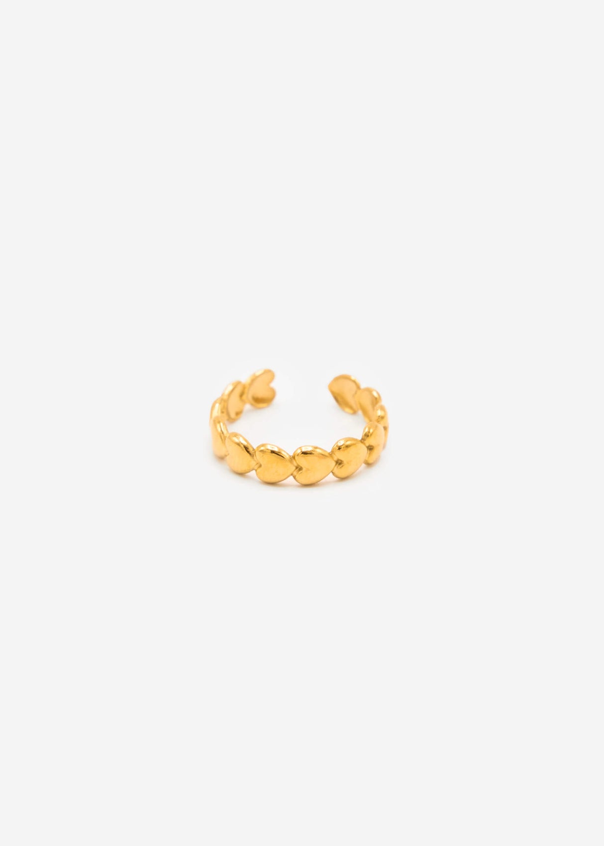 Ring mit Herzen - gold