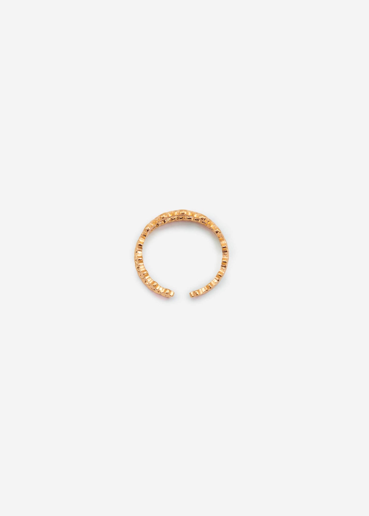 Ring with gemstones - gold