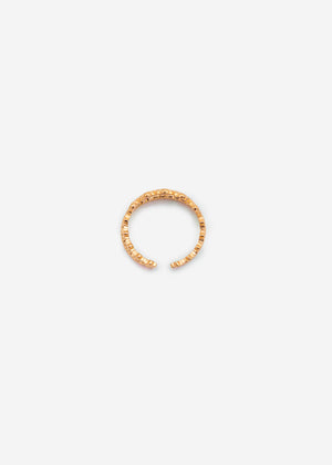 Ring with gemstones - gold