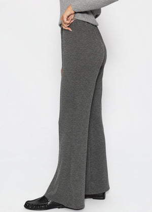 Ripphose mit Biesennaht - grau