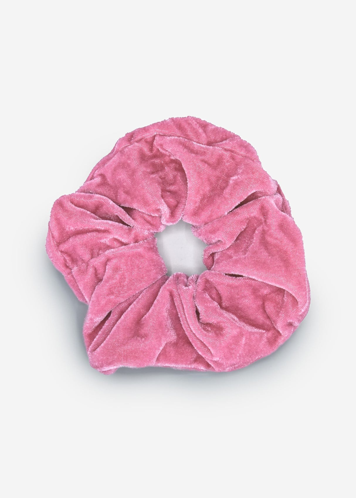 Velvet scrunchie - pink