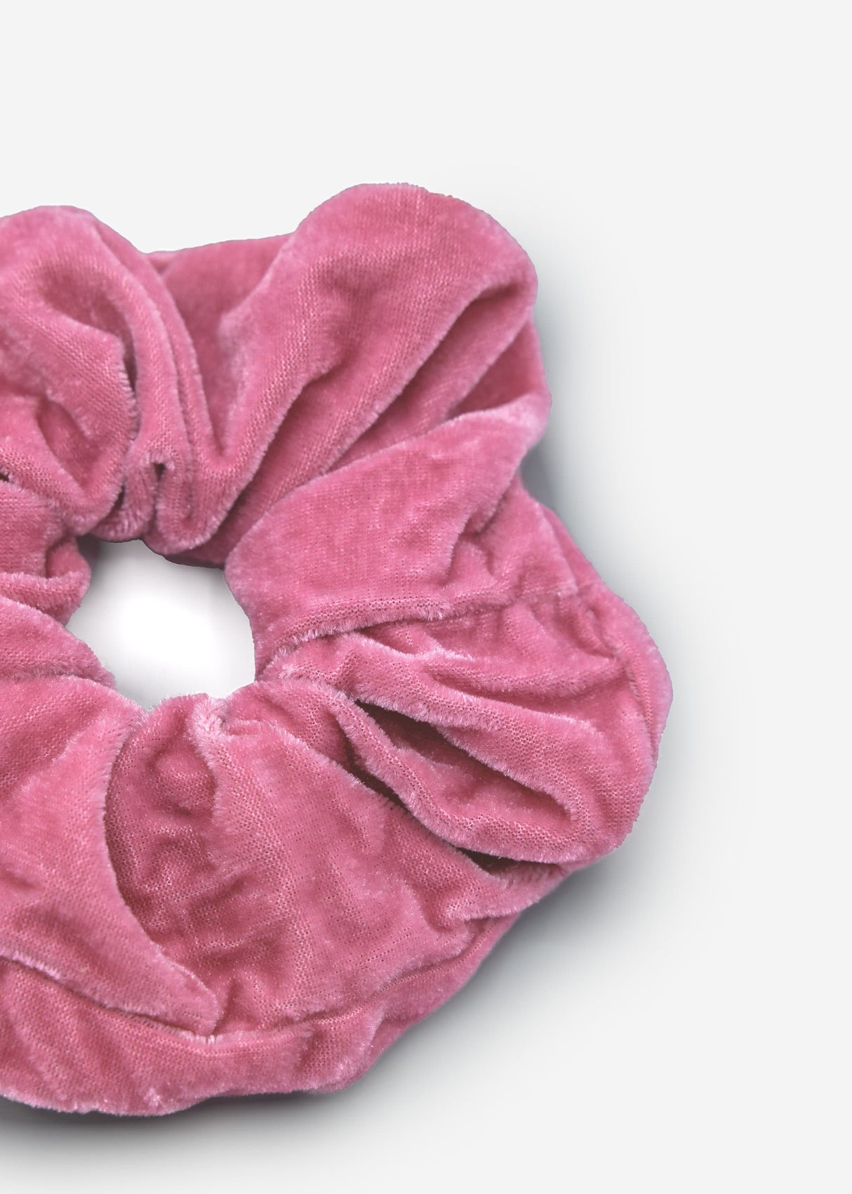 Velvet scrunchie - pink