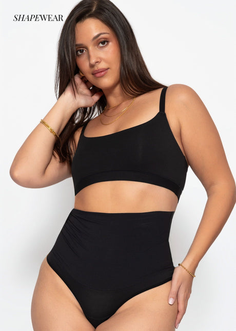 Sculpting Shapewear Pants mit String - schwarz by SASSYCLASSY