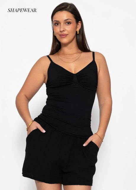 Sculpting Shapewear Top - schwarz by SASSYCLASSY