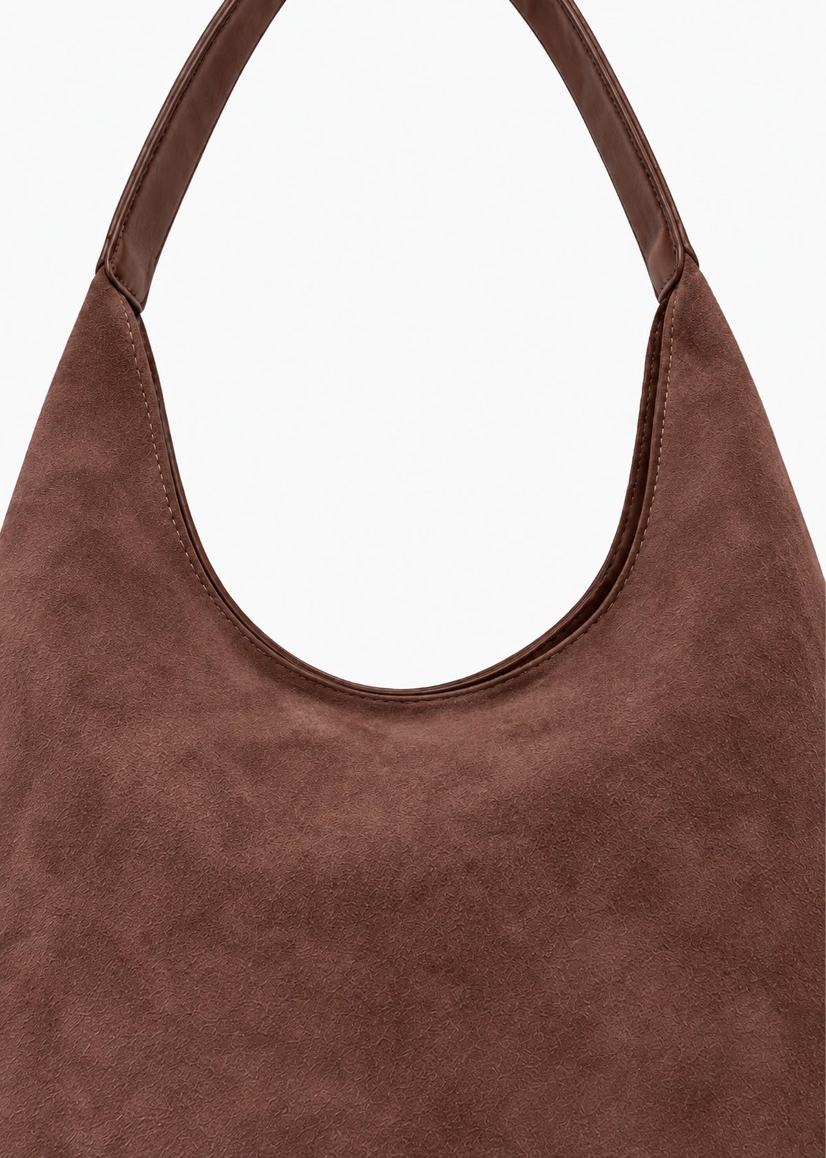 Shopper in Wildleder-Optik - braun