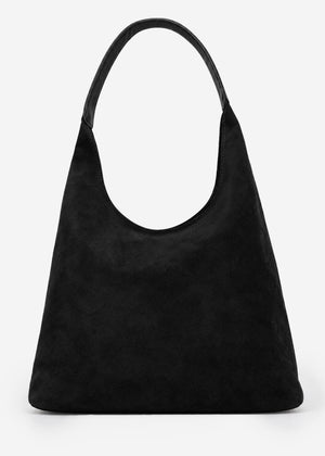Shopper in Wildleder-Optik - schwarz