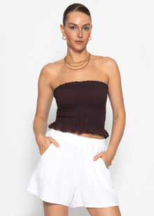 Smok Bandeau-Top - schokobraun