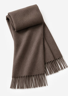 Softer Schal mit Kaschmir - dunkelbraun