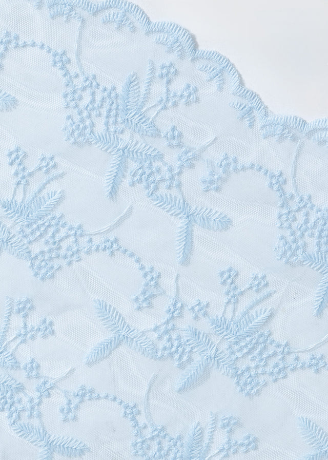 Lace scarf - blue