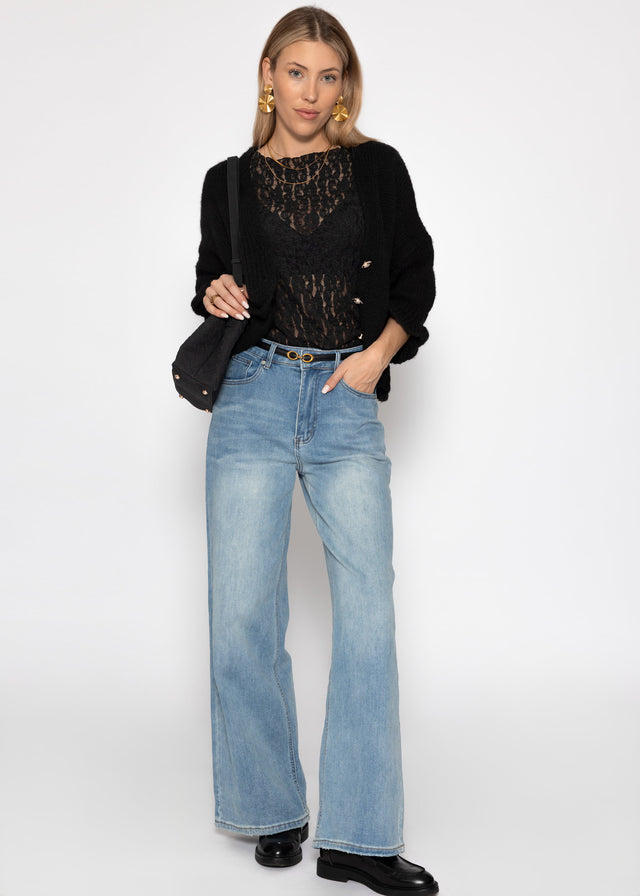 Lace top - black