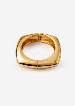 Square Armreif - gold