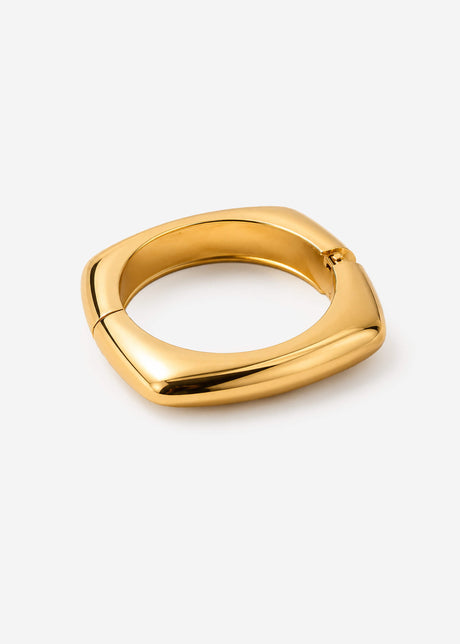 Square Armreif - gold von SASSYCLASSY