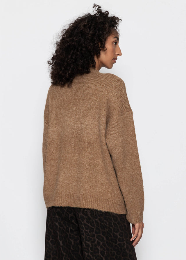 Strickcardigan mit Taschen - camel