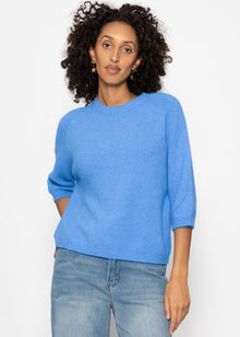 Strickoberteil - blau