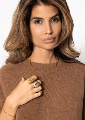 Knitted top - brown