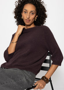 Knit top - dark brown