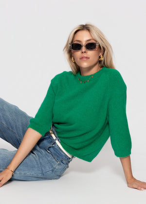 Knit top - green