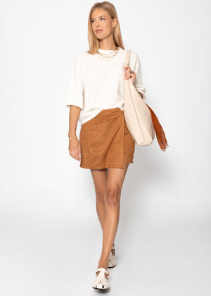 Knitted top - off-white