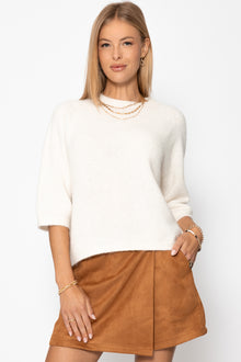 Knitted top - off-white
