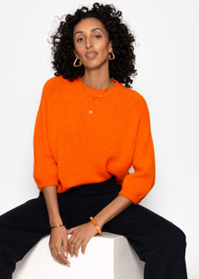 Strickoberteil - orange