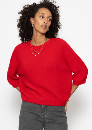 Knit top - red